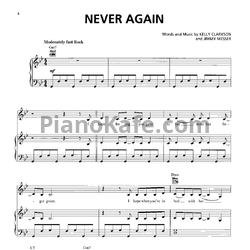 Ноты Kelly Clarkson - My December (Книга нот) - предпросмотр