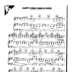 Ноты John Lennon - Happy Xmas (War is over)