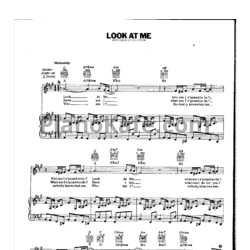 Ноты John Lennon - Look at me - предпросмотр