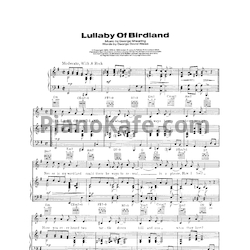 Ноты Ella Fitzgerald - Lullaby of birdland