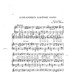 Ноты The Andrews Sisters - Alexander's ragtime band