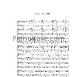 Ноты Gotye - Save me