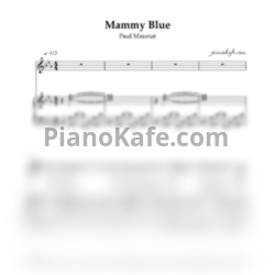 Ноты Поль Мориа - Mammy blue (Версия 2) - предпросмотр