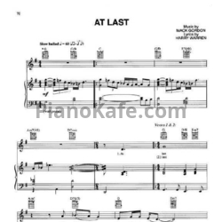 Ноты Celine Dion - At last - предпросмотр