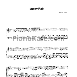 Ноты Yiruma - Sunny rain - предпросмотр
