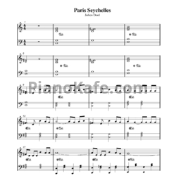 Ноты Julien Dore - Paris-Seychelles - предпросмотр