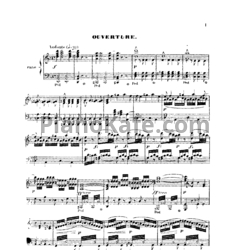 Ноты В. Моцарт - Опера "Дон Жуан" (Клавир) - предпросмотр