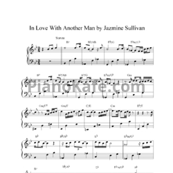 Ноты Jazmine Sullivan - In love with another man