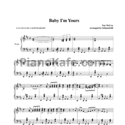 Ноты Arctic Monkeys - Baby I'm yours - предпросмотр