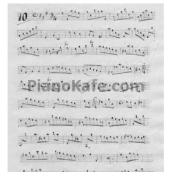 Ноты Иосиф Абако - Каприччио №10 для виолончели соло ля мажор - предпросмотр