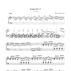 Ноты Antonio Soler - Sonata 9 in C major - предпросмотр