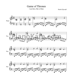 Ноты Ramin Djawadi - I am hers, she is mine - предпросмотр