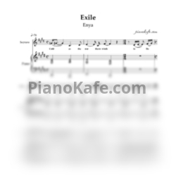 Ноты Enya - Exiles (Версия 2) - предпросмотр