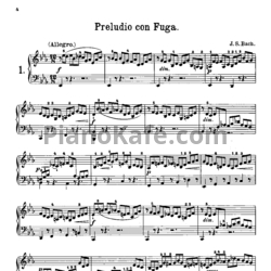 Ноты И. Бах - Klavierwerke (Сборник) - предпросмотр