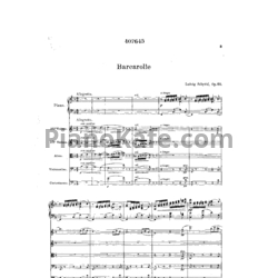 Ноты Людвиг Шитте - Баркарола для фортепиано и струнных (Op. 60) - предпросмотр