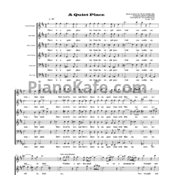 Ноты Take 6 - A quiet place (Версия 2) - предпросмотр