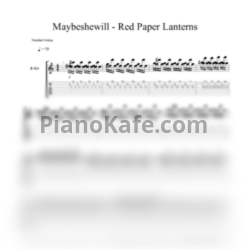 Ноты Maybeshewill - Red paper lanterns