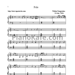 Ноты Within Temptation - Pale - предпросмотр