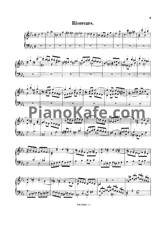 Ноты И. Бах - Музыкальное приношение (BWV 1079) - PianoKafe.com