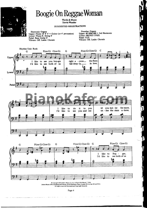 Ноты Stevie Wonder - The great songs (Книга нот) - PianoKafe.com