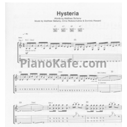 Ноты Muse - Hysteria - предпросмотр