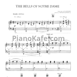 Ноты Alan Menken - The Hunchback Of Notre Dame (Книга нот) - предпросмотр