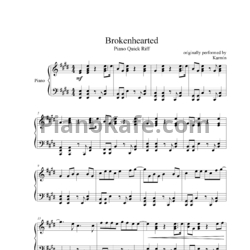 Ноты Karmin - Brokenhearted - предпросмотр