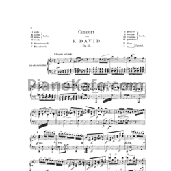 Ноты Ф. Давид - Концерт для скрипки №5 (Op. 35) - предпросмотр