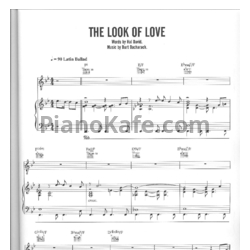 Ноты Diana Krall - The look of love - предпросмотр