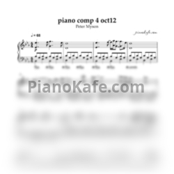 Ноты Peter Myson - piano comp 4 oct12 - предпросмотр