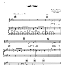 Ноты The Carpenters - Solitaire - предпросмотр