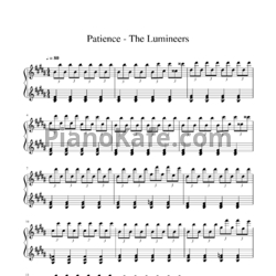 Ноты The Lumineers - Patience