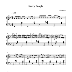 Ноты Дмитрий Соловьёв - Простите люди - предпросмотр