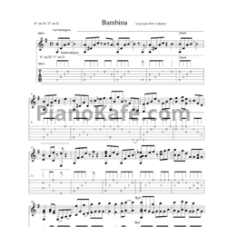 Ноты Lara Fabian - Bambina - предпросмотр