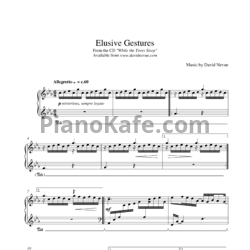 Ноты David Nevue - Elusive gestures - предпросмотр