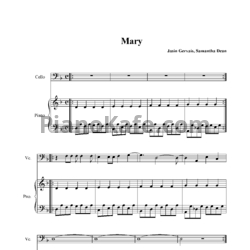 Ноты Jason Gervais ft. Samantha Dean - Mary
