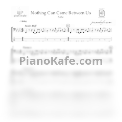 Ноты Sade - Nothing can come between us (Бас-гитара) - предпросмотр