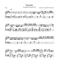 Ноты benny blanco, Halsey & Khalid - Eastside - предпросмотр