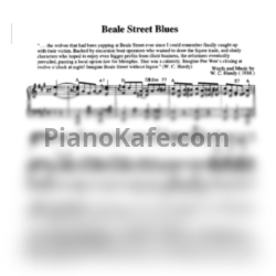 Ноты W. C. Handy - Beale street blues - предпросмотр
