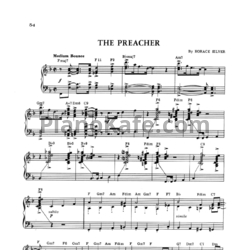 Ноты Horace Silver - The preacher