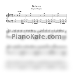 Ноты Imagine Dragons - Believer (Версия 4) - предпросмотр