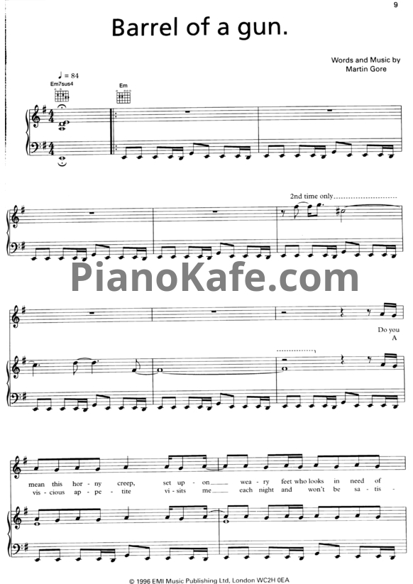 Ноты Depeche Mode - Ultra (Книга нот) - PianoKafe.com