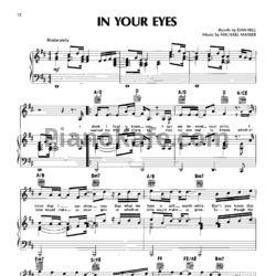 Ноты George Benson - In your eyes - предпросмотр