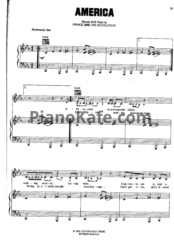 Ноты Prince - Around the world in a day (Книга нот) - PianoKafe.com