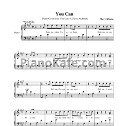 Ноты David Archuleta - You Can