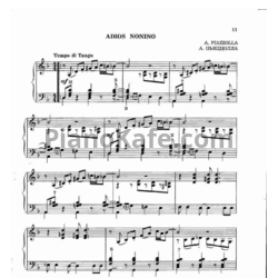 Ноты Astor Piazzolla - Adios nonino - предпросмотр