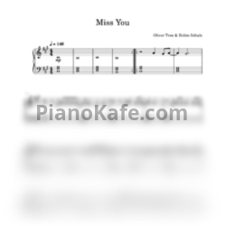 Ноты Oliver Tree - Miss you - предпросмотр