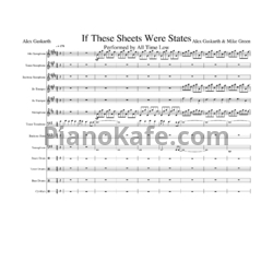 Ноты All Time Low - If these sheets were states - предпросмотр