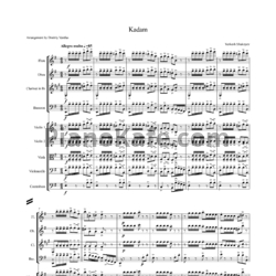 Ноты Еркеш Шакеев - Kadam (Партитура для камерного оркестра)