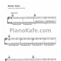 Ноты Enya - Marble halls - предпросмотр